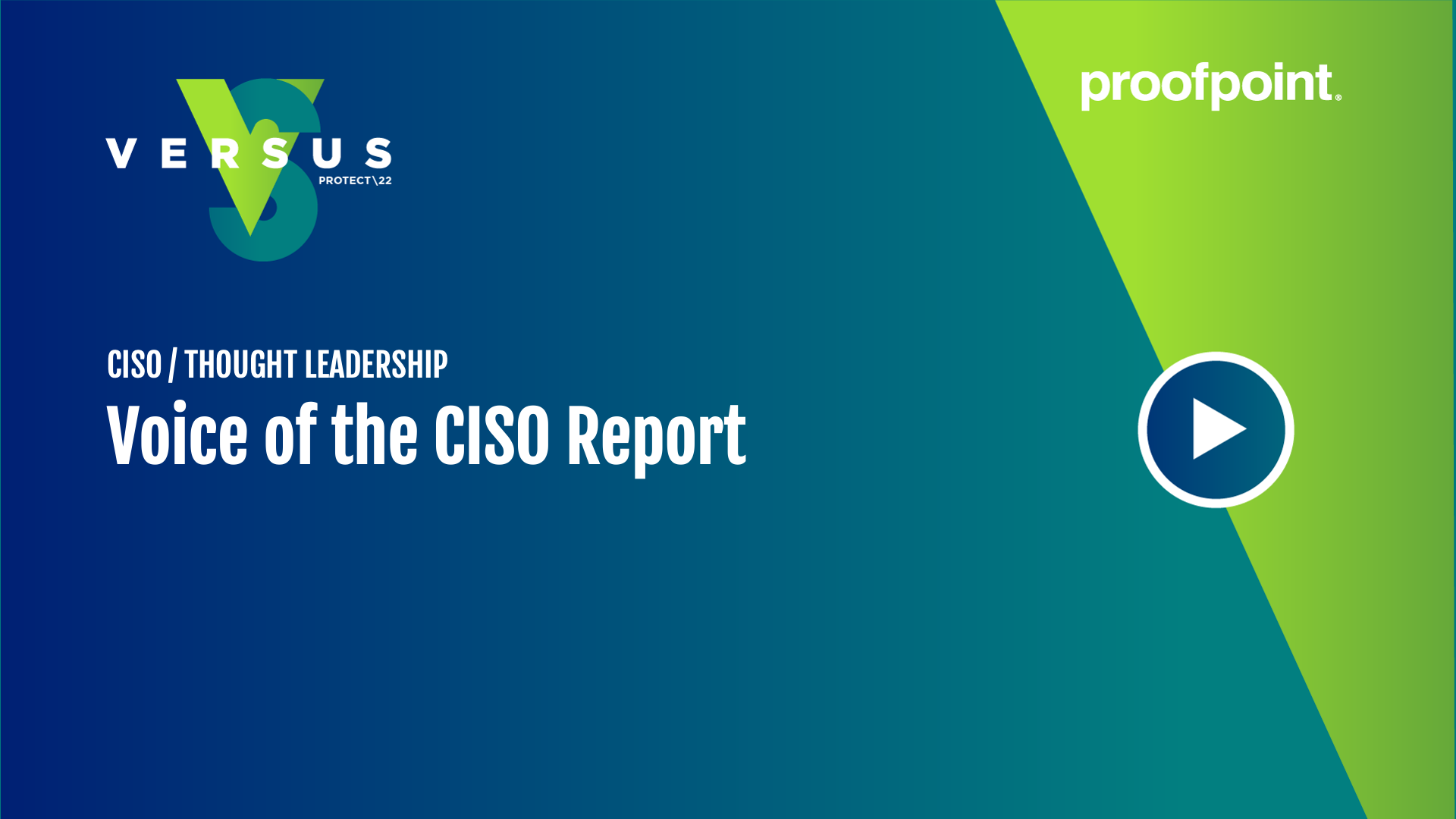 Voice of the CISO report