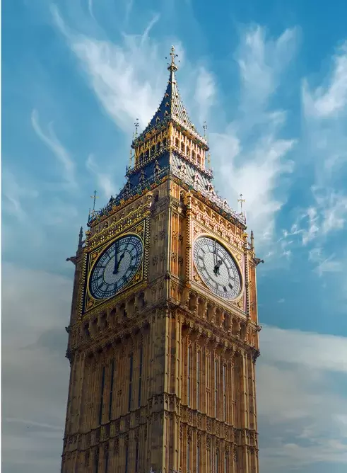 London Big Ben clock tower
