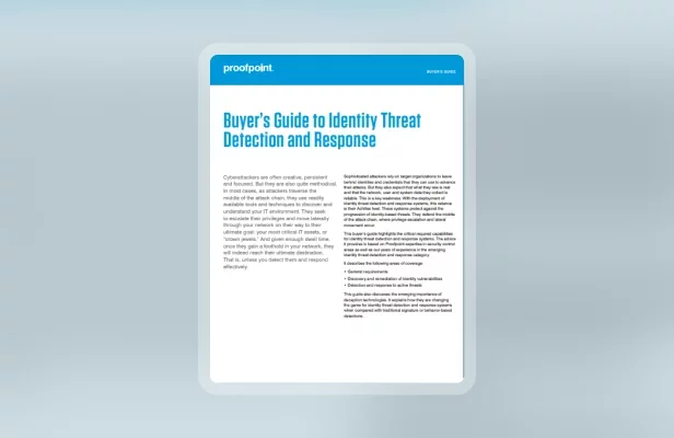 Buyer’s Guide to Identity Threat Detection and Response